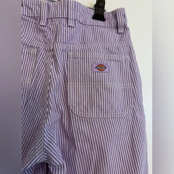 DICKIES Jeans - Hickory Of Hickory - Striped Purple/White (SIZE 28R) - Picture 5 of 5